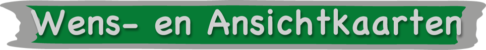 wens en ansichtkaarten groen